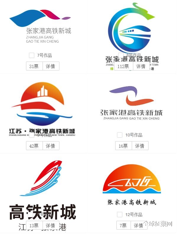 张家港高铁新城logo和宣传语投票了