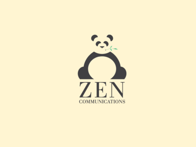 以熊猫为元素的logo设计