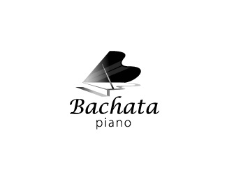 钢琴元素的logo设计