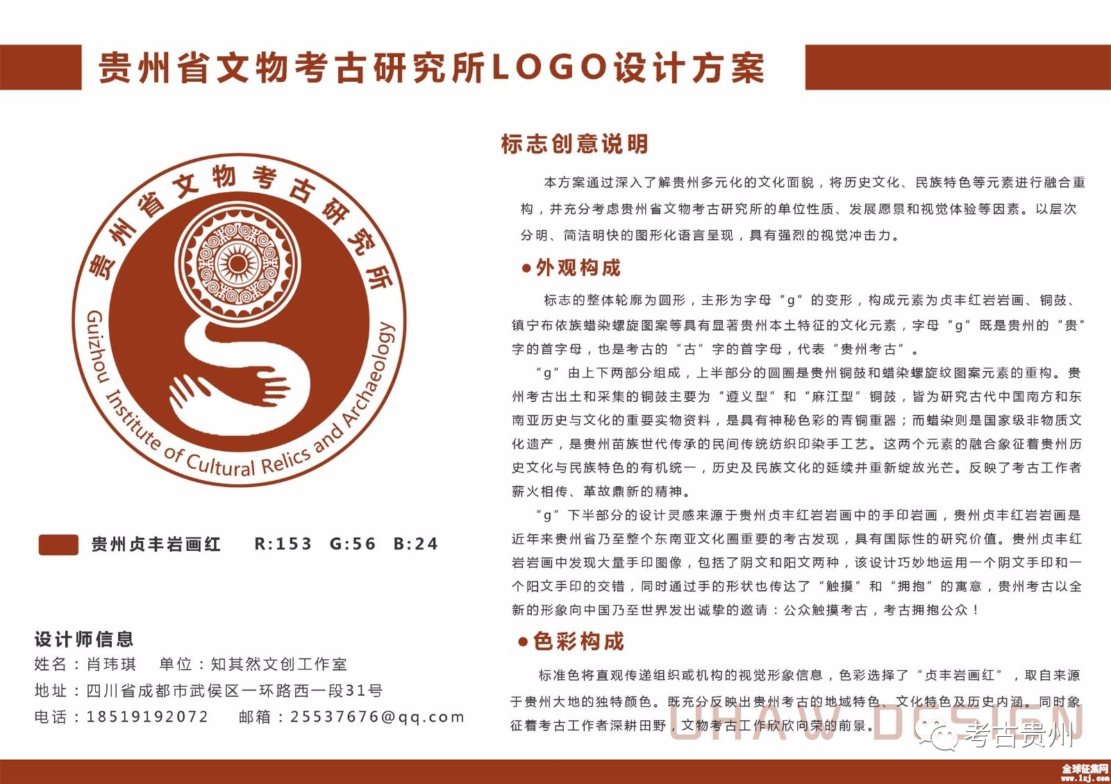 贵州省文物考古研究所logo征集网络投票