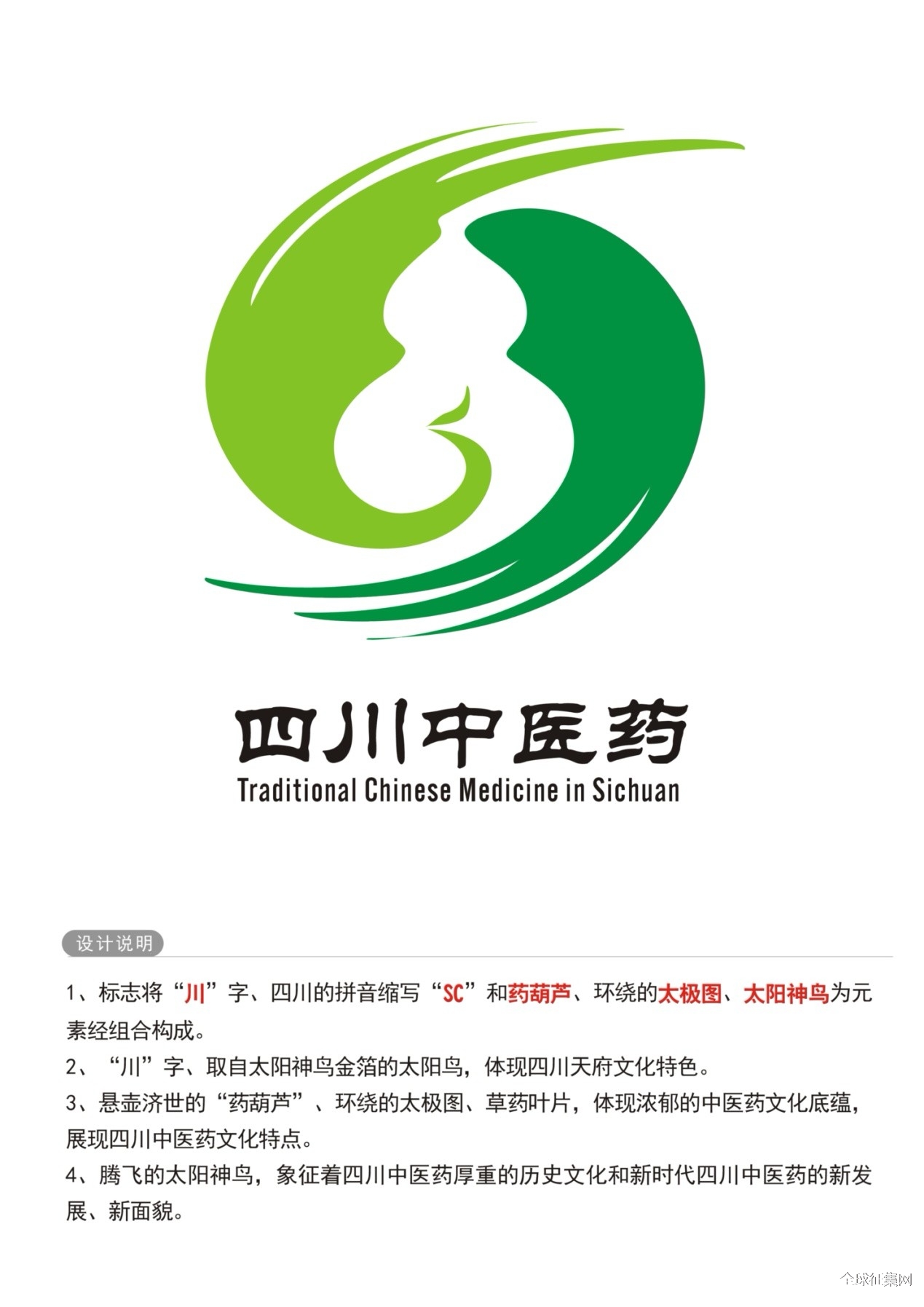 速来四川中医药文化logo征集作品投票活动开始啦